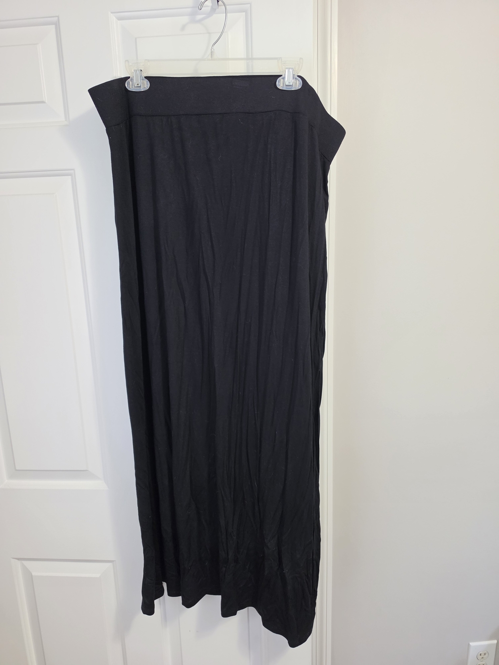 Black a.n.a 1X Women's Maxi Skirt